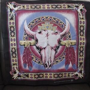 Tribal Skull Print Scarf